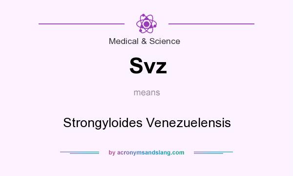 What does Svz mean? It stands for Strongyloides Venezuelensis