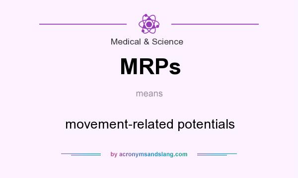 What does MRPs mean? It stands for movement-related potentials