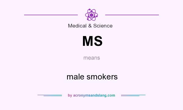 What does MS mean? It stands for male smokers