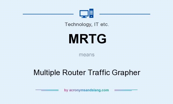 What does MRTG mean? It stands for Multiple Router Traffic Grapher