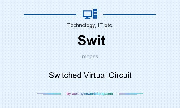 What does Swit mean? It stands for Switched Virtual Circuit