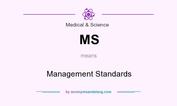 What does MS mean? It stands for Management Standards