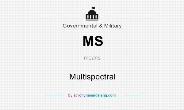 What does MS mean? It stands for Multispectral