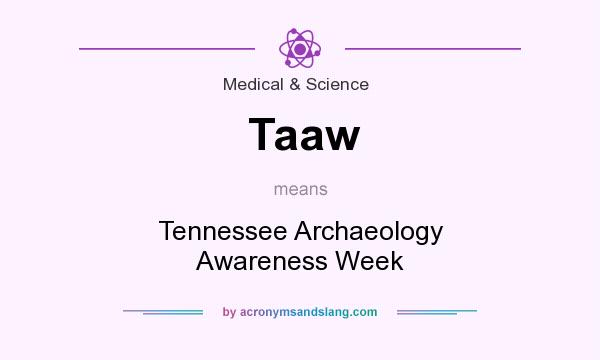 What does Taaw mean? It stands for Tennessee Archaeology Awareness Week
