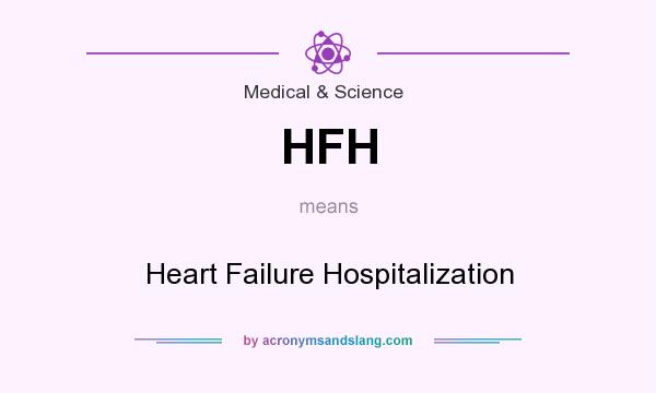 What does HFH mean? It stands for Heart Failure Hospitalization