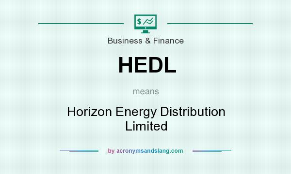 What does HEDL mean? It stands for Horizon Energy Distribution Limited