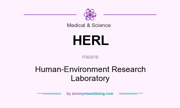 What does HERL mean? It stands for Human-Environment Research Laboratory