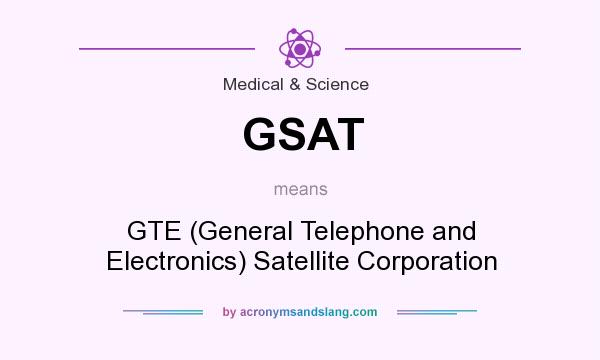 What does GSAT mean? It stands for GTE (General Telephone and Electronics) Satellite Corporation