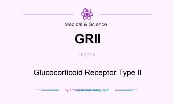 What does GRII mean? It stands for Glucocorticoid Receptor Type II