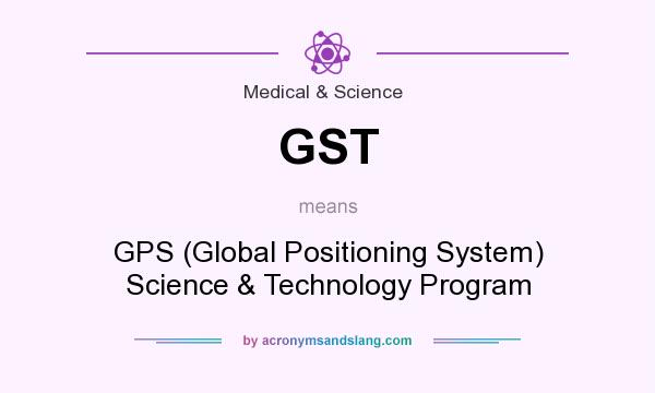 What does GST mean? It stands for GPS (Global Positioning System) Science & Technology Program