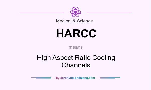 What does HARCC mean? It stands for High Aspect Ratio Cooling Channels