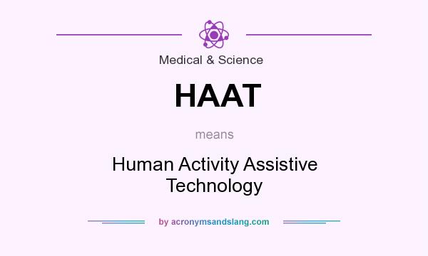 What does HAAT mean? It stands for Human Activity Assistive Technology