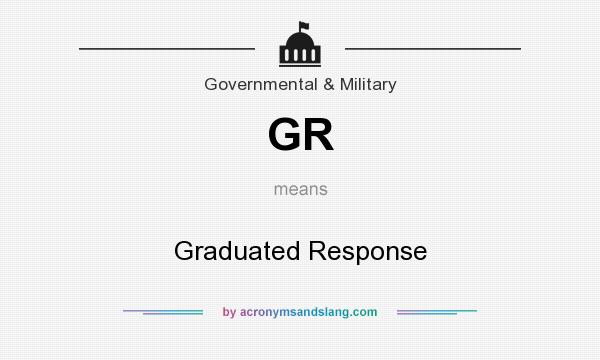What does GR mean? It stands for Graduated Response