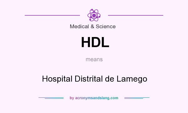 What does HDL mean? It stands for Hospital Distrital de Lamego