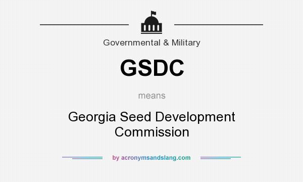 What does GSDC mean? It stands for Georgia Seed Development Commission