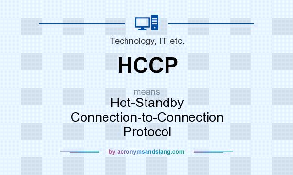 What does HCCP mean? It stands for Hot-Standby Connection-to-Connection Protocol