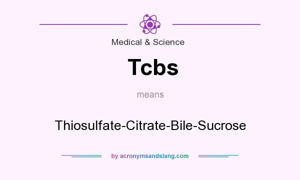 What does Tcbs mean? It stands for Thiosulfate-Citrate-Bile-Sucrose