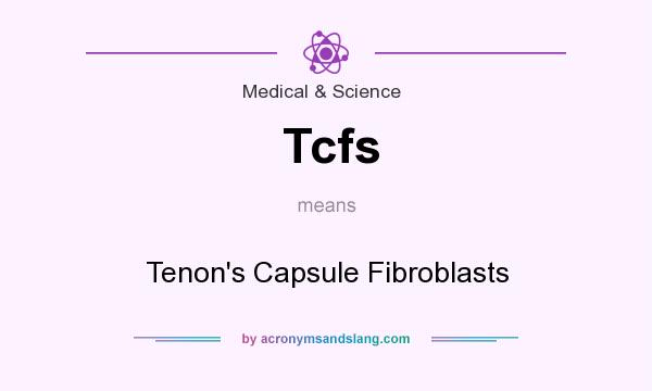 What does Tcfs mean? It stands for Tenon`s Capsule Fibroblasts
