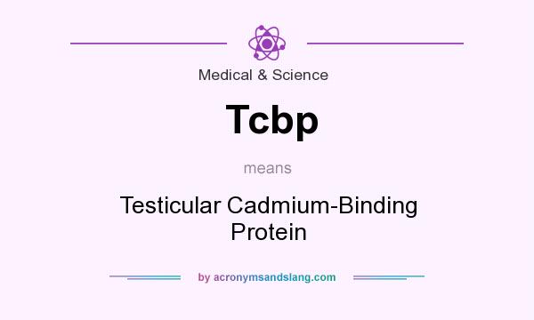 What does Tcbp mean? It stands for Testicular Cadmium-Binding Protein