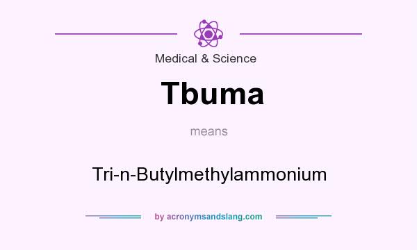 What does Tbuma mean? It stands for Tri-n-Butylmethylammonium