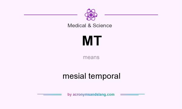 What does MT mean? It stands for mesial temporal