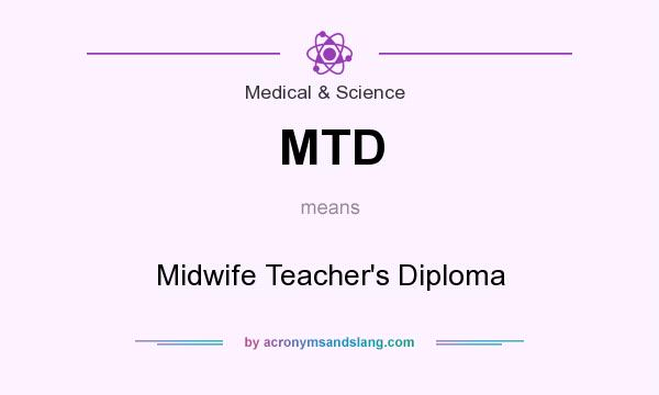 What does MTD mean? It stands for Midwife Teacher`s Diploma