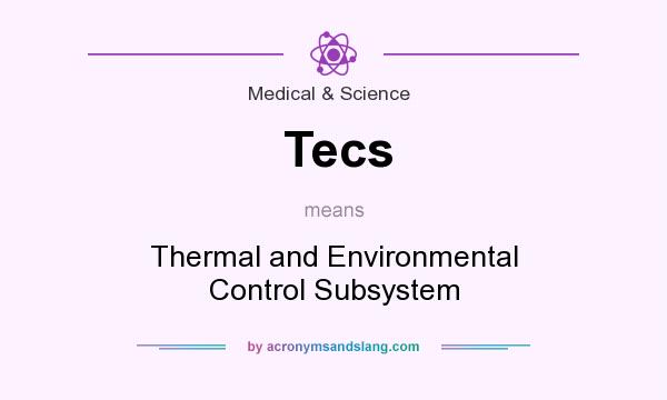 What does Tecs mean? It stands for Thermal and Environmental Control Subsystem