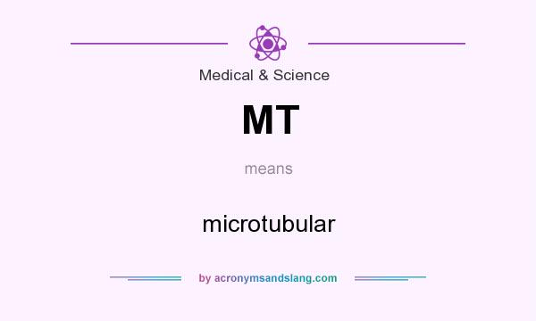 What does MT mean? It stands for microtubular