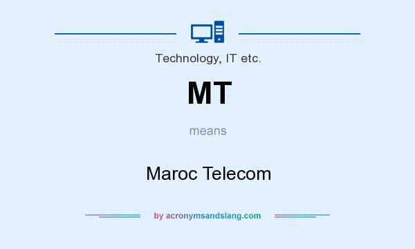 What does MT mean? It stands for Maroc Telecom