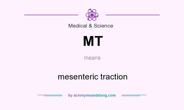 What does MT mean? It stands for mesenteric traction