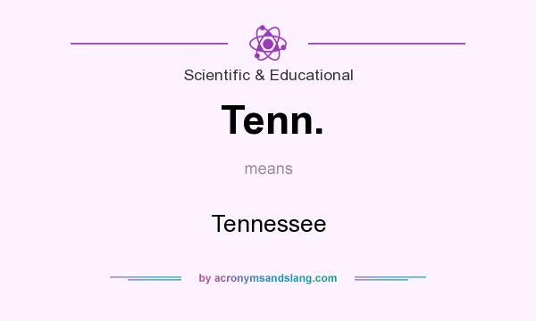 What does Tenn. mean? It stands for Tennessee