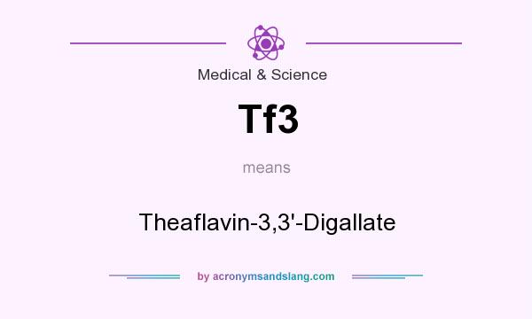 What does Tf3 mean? It stands for Theaflavin-3,3`-Digallate