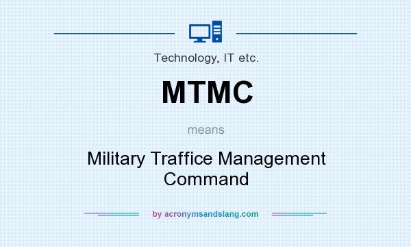 What does MTMC mean? It stands for Military Traffice Management Command