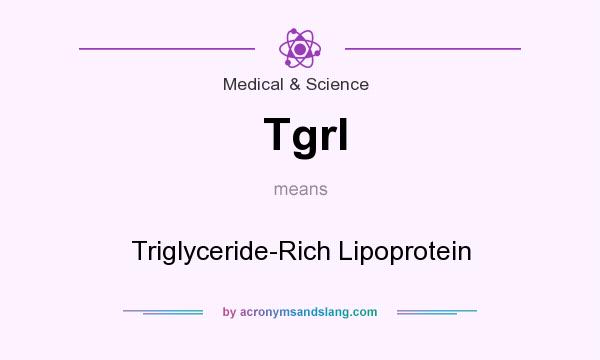 What does Tgrl mean? It stands for Triglyceride-Rich Lipoprotein