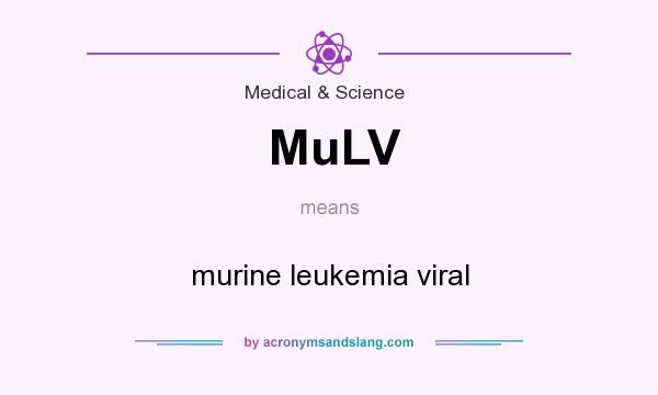 What does MuLV mean? It stands for murine leukemia viral