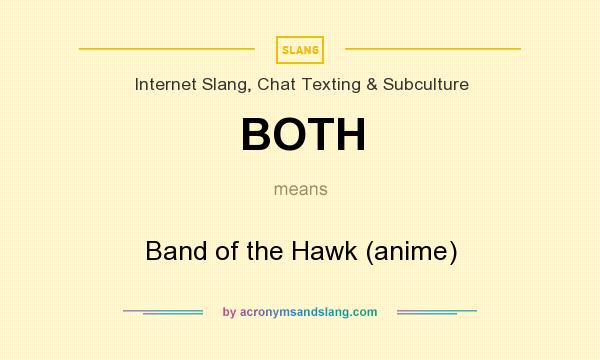 What does BOTH mean? It stands for Band of the Hawk (anime)