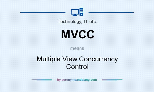 What does MVCC mean? It stands for Multiple View Concurrency Control