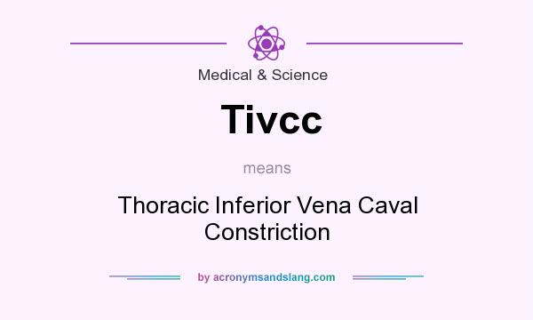 What does Tivcc mean? It stands for Thoracic Inferior Vena Caval Constriction