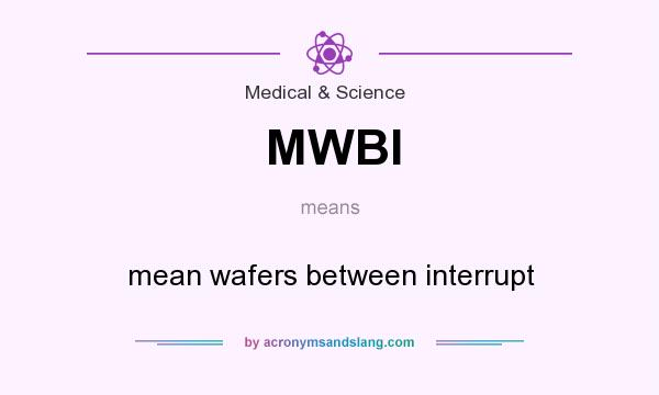 What does MWBI mean? It stands for mean wafers between interrupt