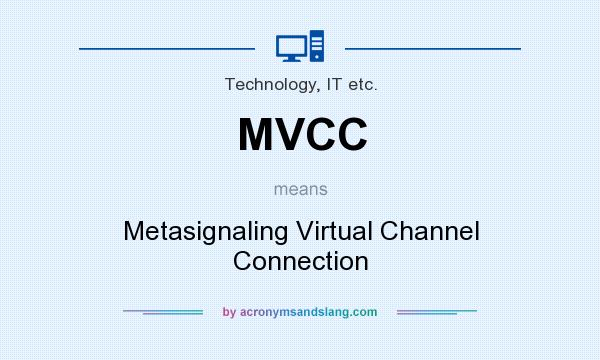 What does MVCC mean? It stands for Metasignaling Virtual Channel Connection