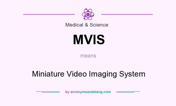 What does MVIS mean? It stands for Miniature Video Imaging System