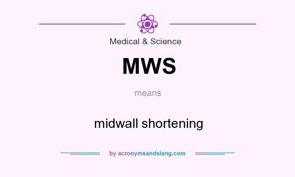 What does MWS mean? It stands for midwall shortening