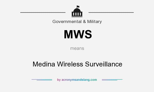 What does MWS mean? It stands for Medina Wireless Surveillance