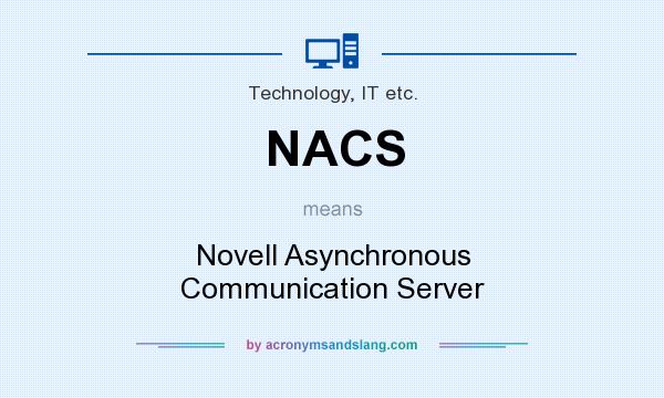 What does NACS mean? It stands for Novell Asynchronous Communication Server