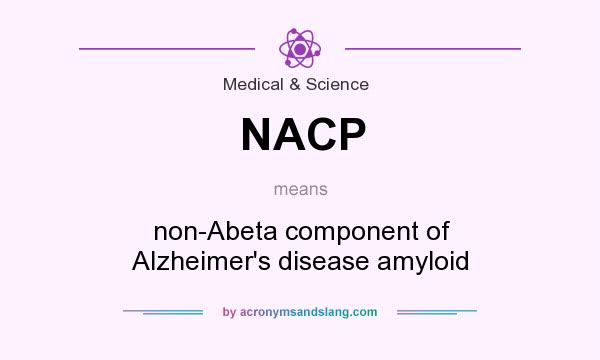 What does NACP mean? It stands for non-Abeta component of Alzheimer`s disease amyloid