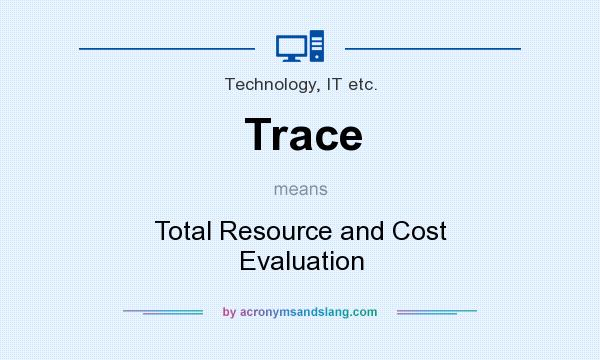 What does Trace mean? It stands for Total Resource and Cost Evaluation