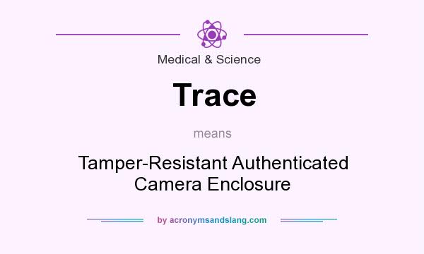 What does Trace mean? It stands for Tamper-Resistant Authenticated Camera Enclosure