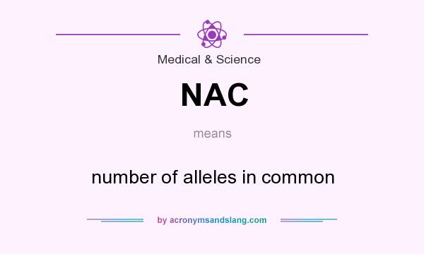 What does NAC mean? It stands for number of alleles in common