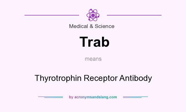 What does Trab mean? It stands for Thyrotrophin Receptor Antibody