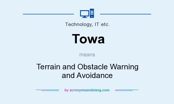 What does Towa mean? It stands for Terrain and Obstacle Warning and Avoidance
